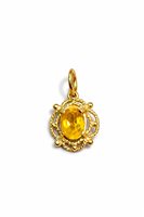 Charm Idee Preziose dal 1987 Dame in Gelbgold Zircone IP.CHK18G/136